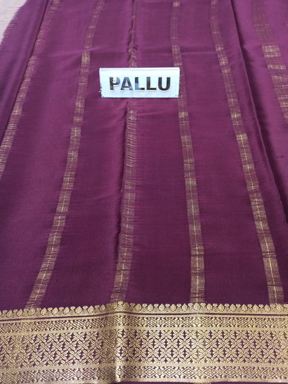 Pure Mysore Silk Saree