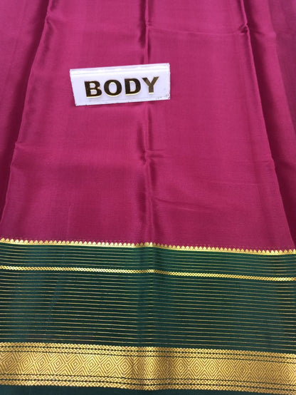 Pure Mysore Silk Saree( 60 Grams )