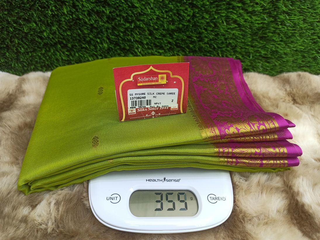 Pure Mysore Silk Saree ( 60 Grams )