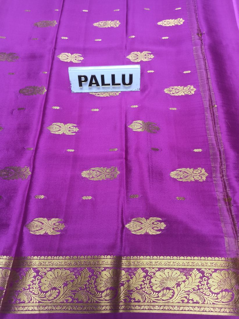 Pure Mysore Silk Saree ( 60 Grams )