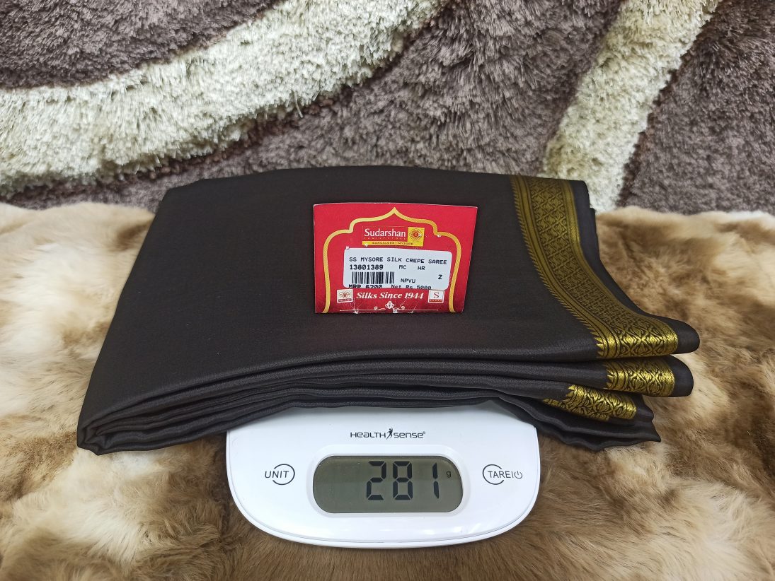 Pure Mysore Silk Saree ( 60 Grams )