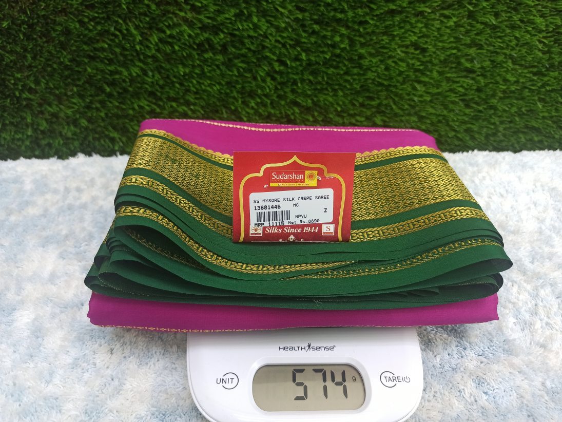 Pure Mysore Silk Saree