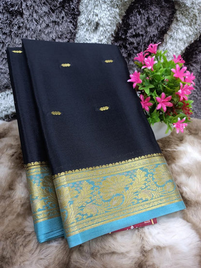 Pure Mysore Silk Saree ( 60 Grams )