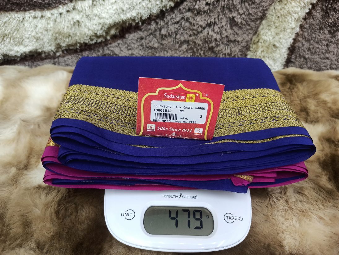 Pure Mysore Silk Saree