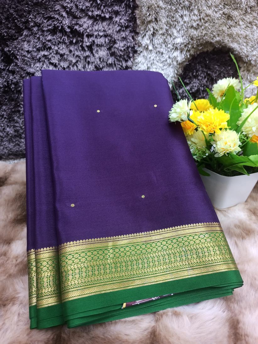 Pure Mysore Silk Saree(60 Grams)