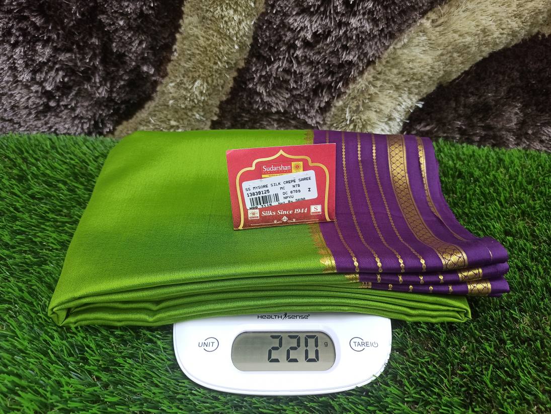 Pure Mysore Silk Saree (60gms)