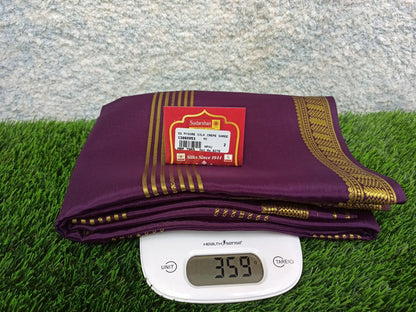 Pure Mysore Silk Saree ( 60 Grams )