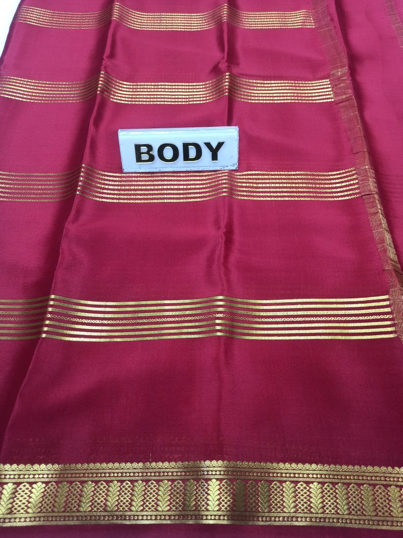 Pure Mysore Silk Saree ( 60 Grams )