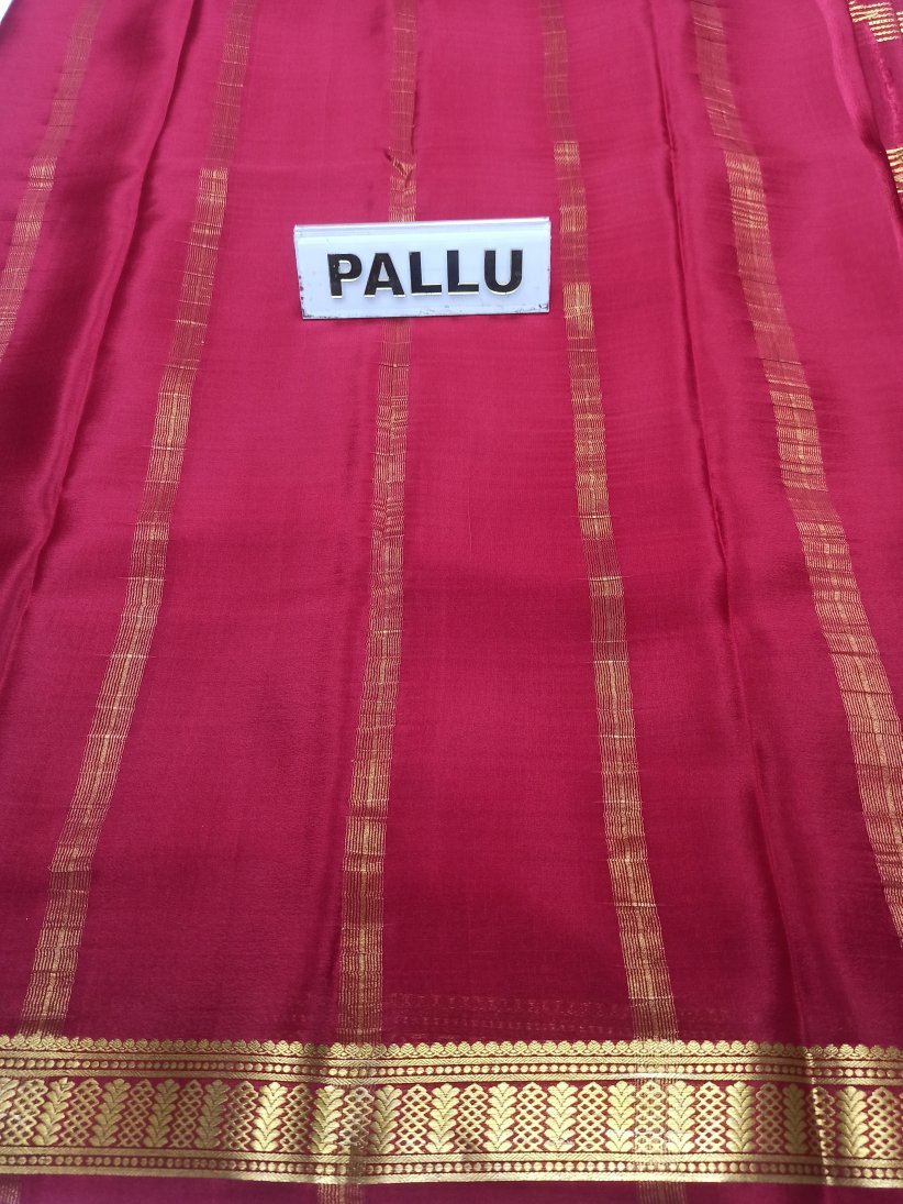 Pure Mysore Silk Saree ( 60 Grams )