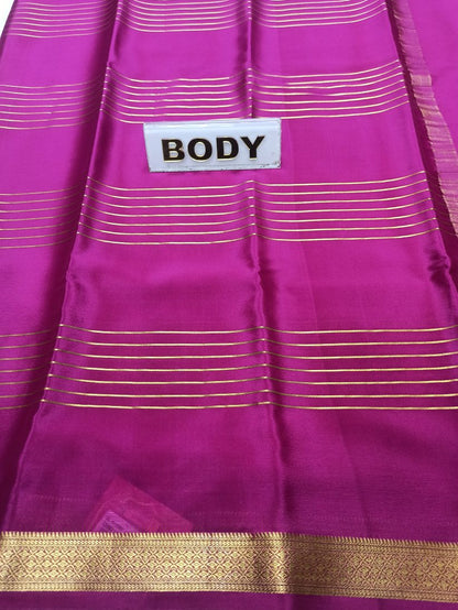 Pure Mysore Silk Saree ( 60 Grams )