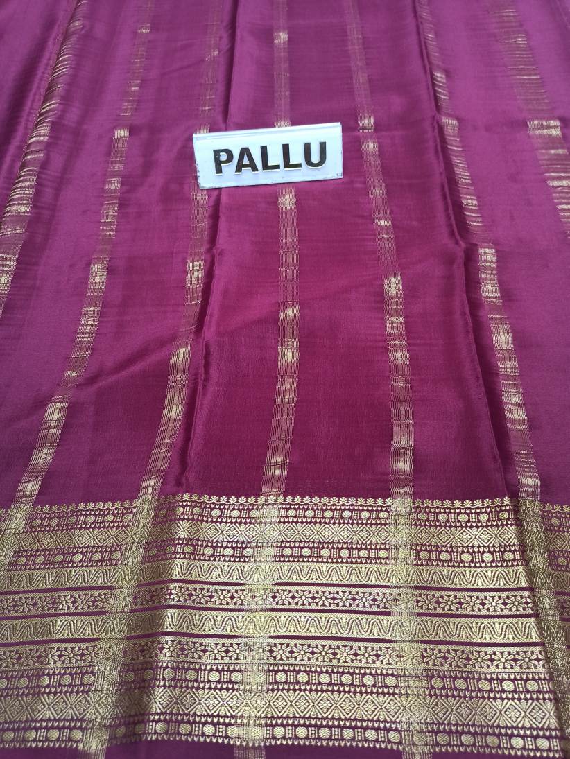 Pure Mysore Silk Saree
