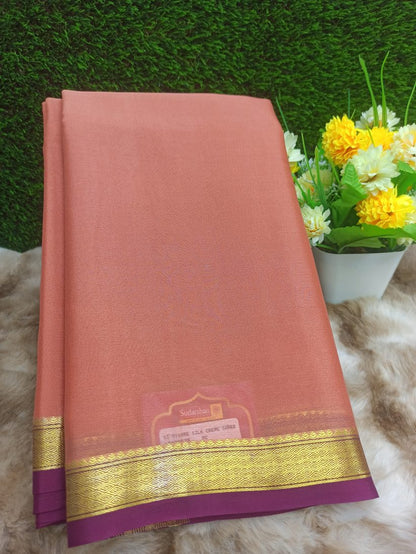 Pure Mysore Silk Saree ( 60 Grams )