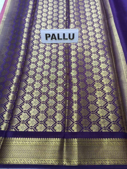 Pure Mysore Silk Saree( 60 Grams )