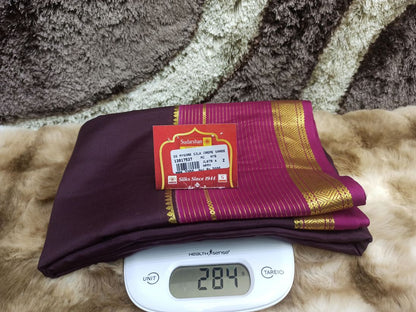 Pure Mysore Silk Saree(60 Grams)