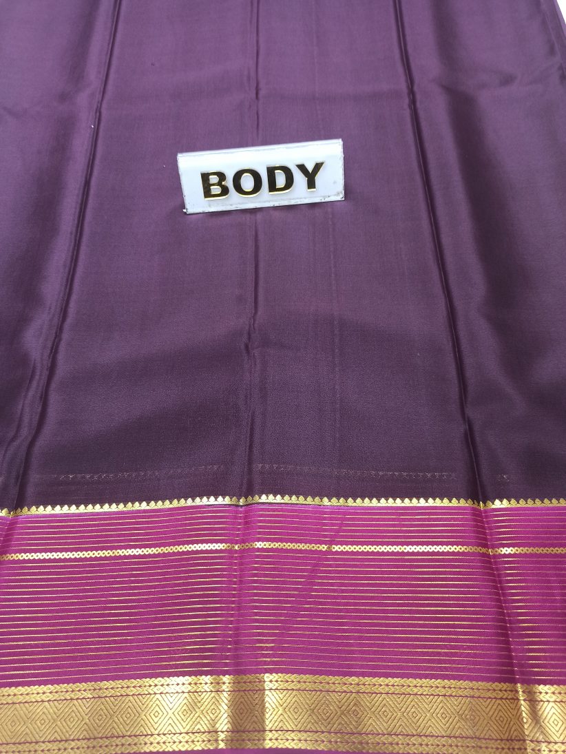 Pure Mysore Silk Saree(60 Grams)