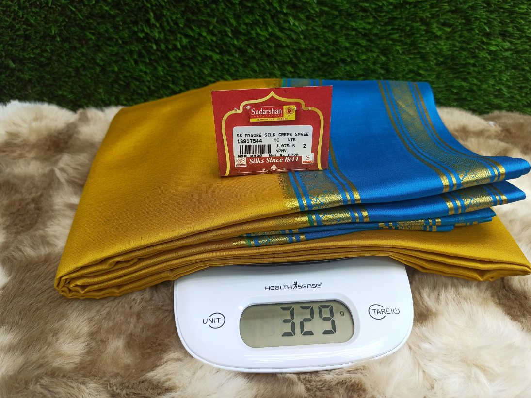 Pure Mysore Silk Saree( 60 Grams )