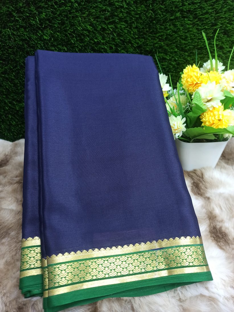 Pure Mysore Silk Saree ( 60 Grams )