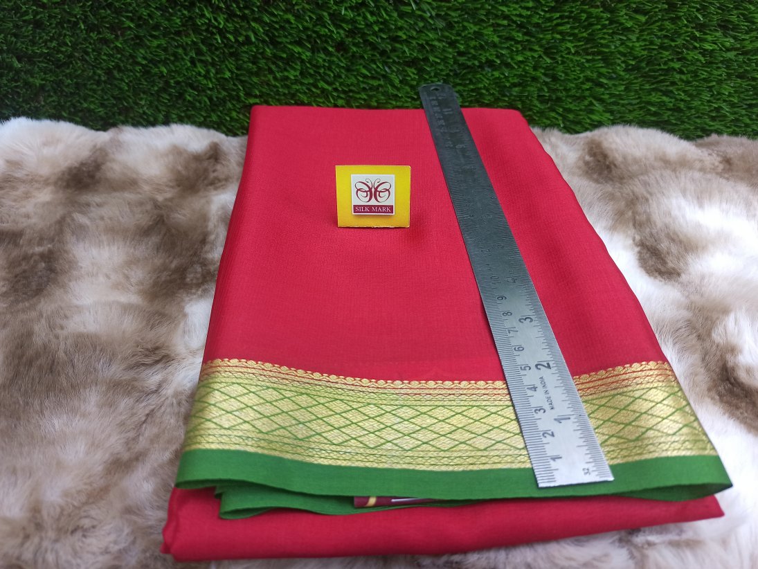 Pure Mysore Silk Saree( 60 Grams )