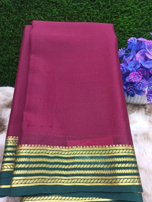 Pure Mysore Silk Saree