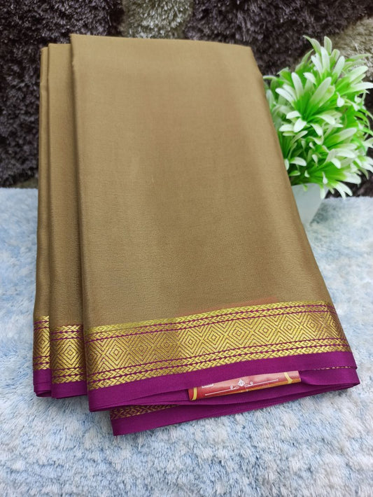 Pure Mysore Silk Saree ( 60 Grams )
