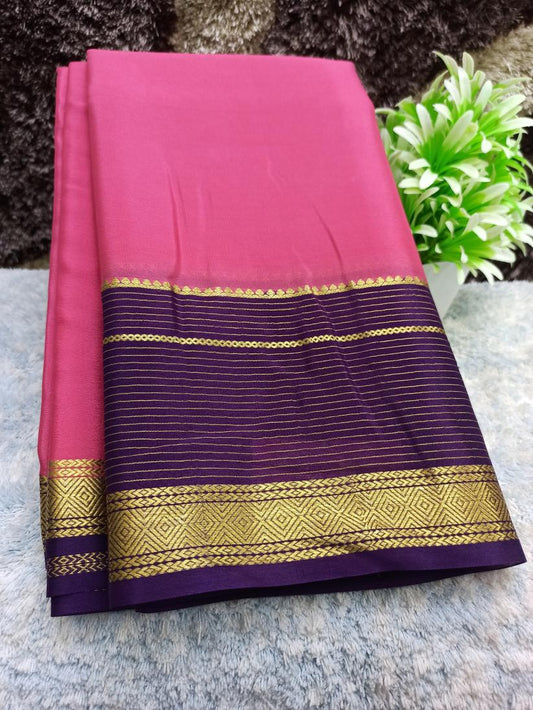 Pure Mysore Silk Saree ( 60 Grams )