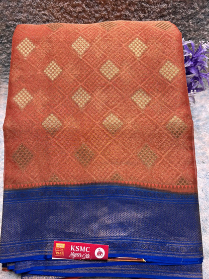 Pure Mysore Silk Saree.