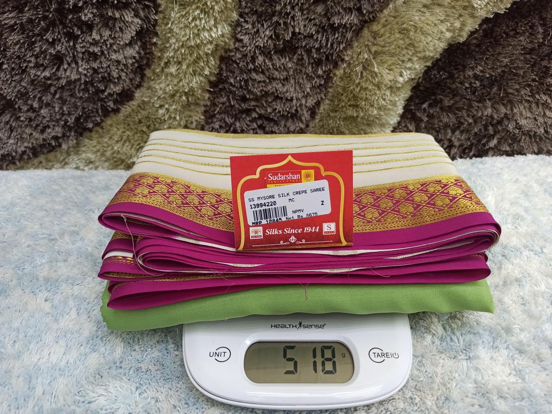 Pure Mysore Silk Saree