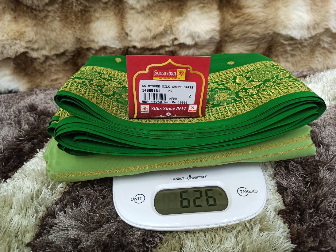 Pure Mysore Silk Saree