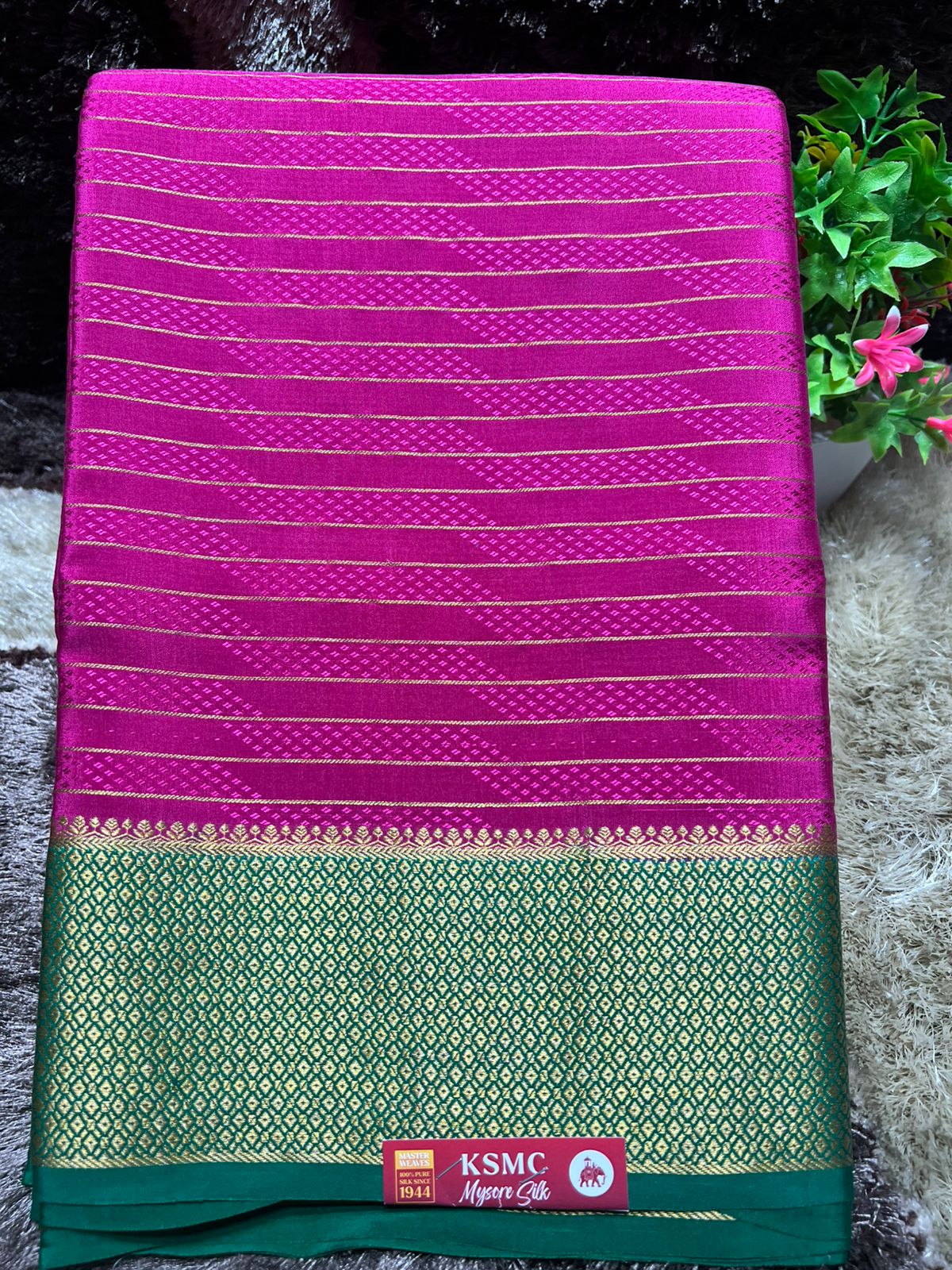 Pure Mysore Silk Saree.