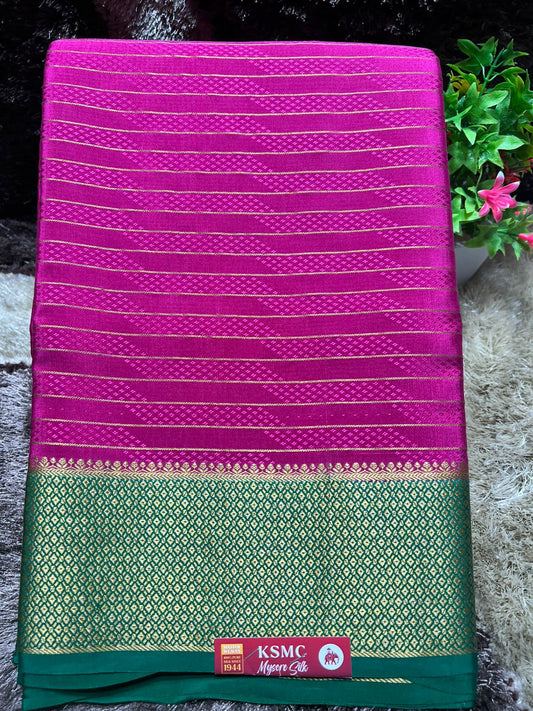 Pure Mysore Silk Saree.