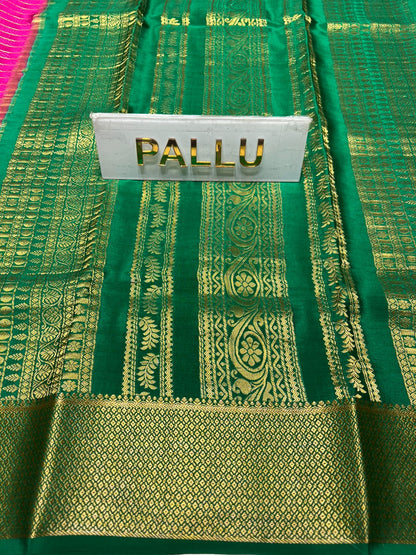 Pure Mysore Silk Saree.