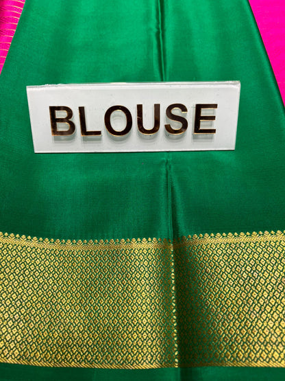 Pure Mysore Silk Saree.