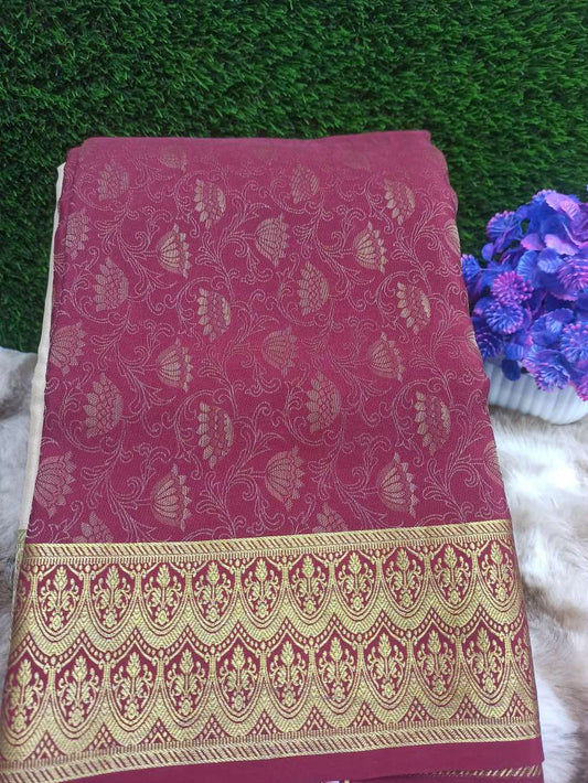 Pure Mysore Silk Saree