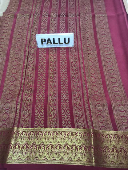 Pure Mysore Silk Saree