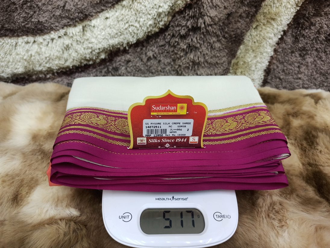 Pure Mysore Silk Saree