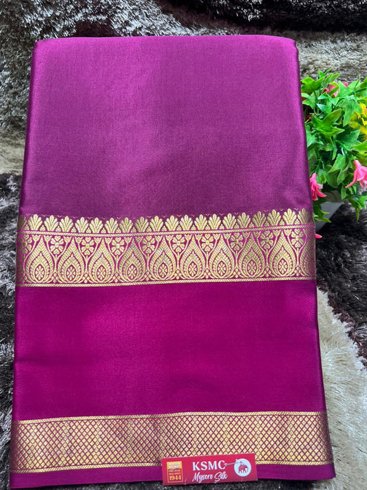 Pure Mysore Silk Saree.