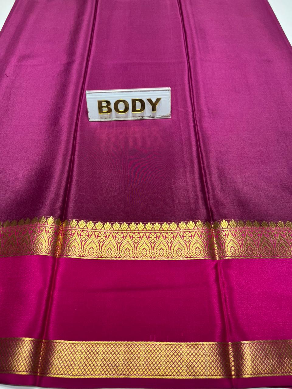 Pure Mysore Silk Saree.