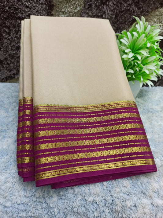 Pure Mysore Silk Saree ( 60 Grams )