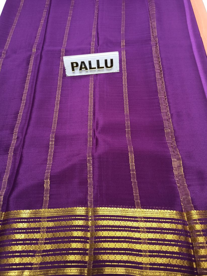 Pure Mysore Silk Saree ( 60 Grams )