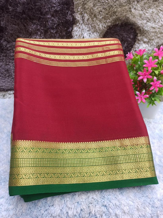 Pure Mysore Silk Saree