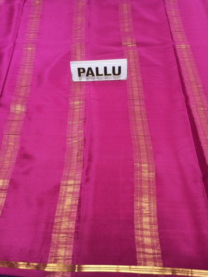 Pure Mysore Silk Saree