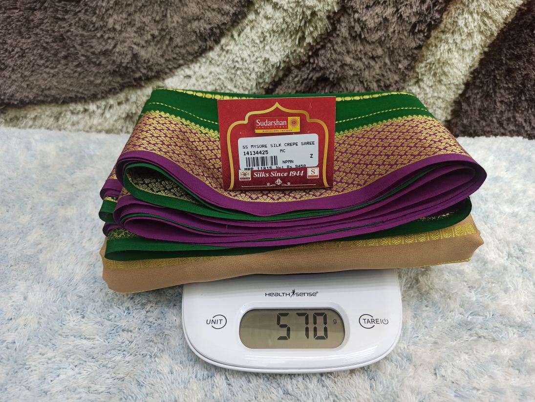 Pure Mysore Silk Saree