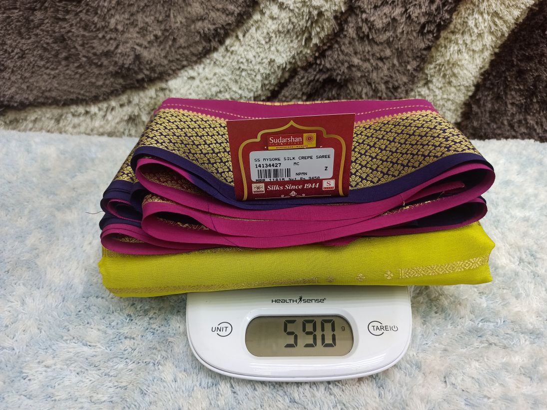 Pure Mysore Silk Saree