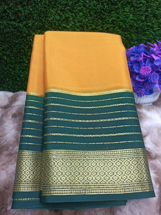 Pure Mysore Silk Saree ( 60 Grams )