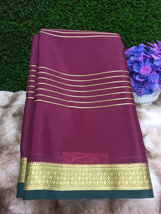 Pure Mysore Silk Saree ( 60 Grams )