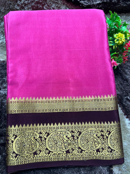 Pure Mysore Silk Saree.