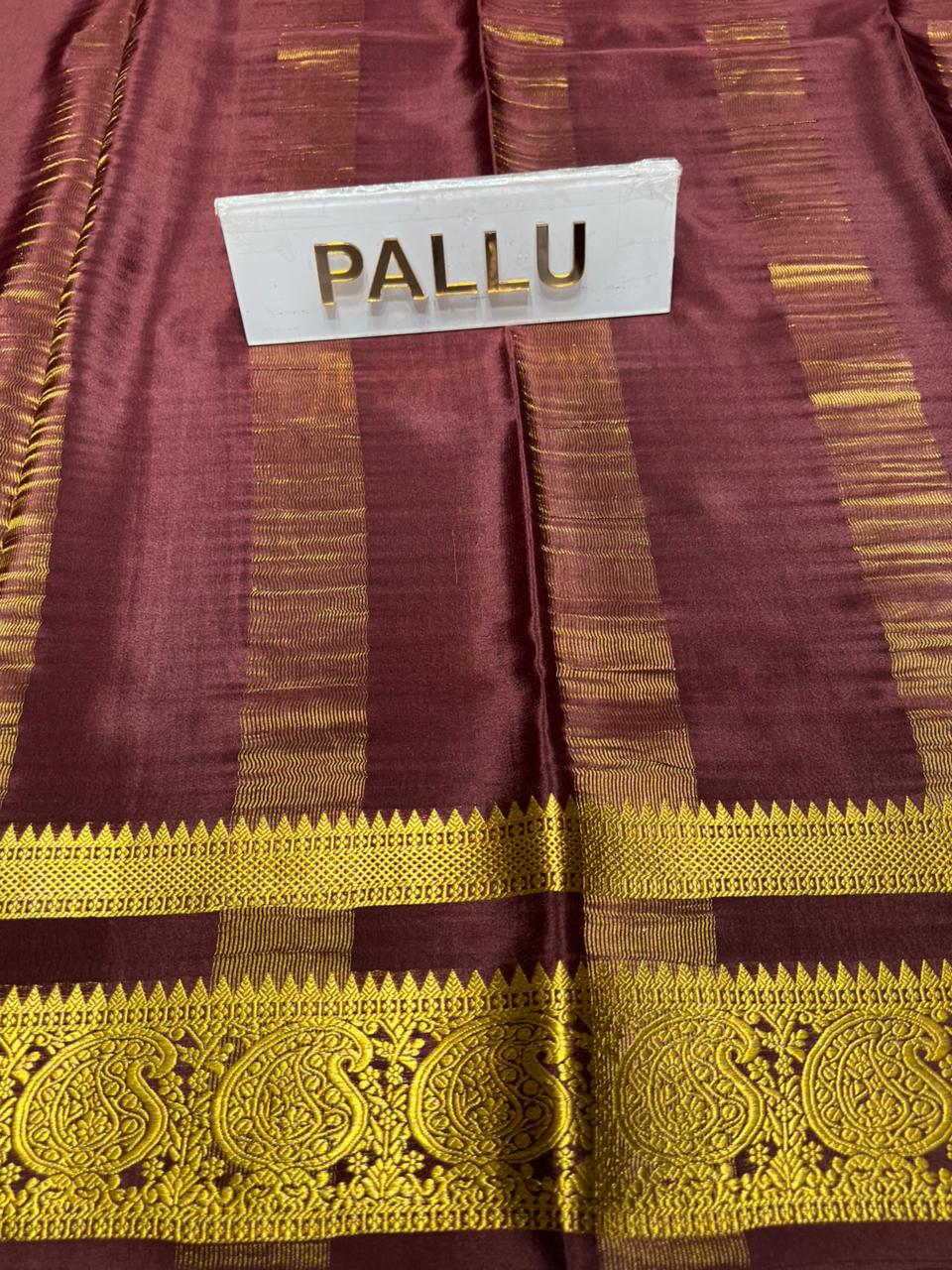 Pure Mysore Silk Saree.