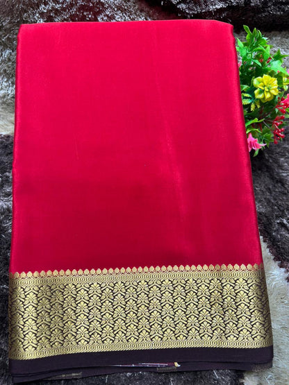 Pure Mysore Silk Saree.