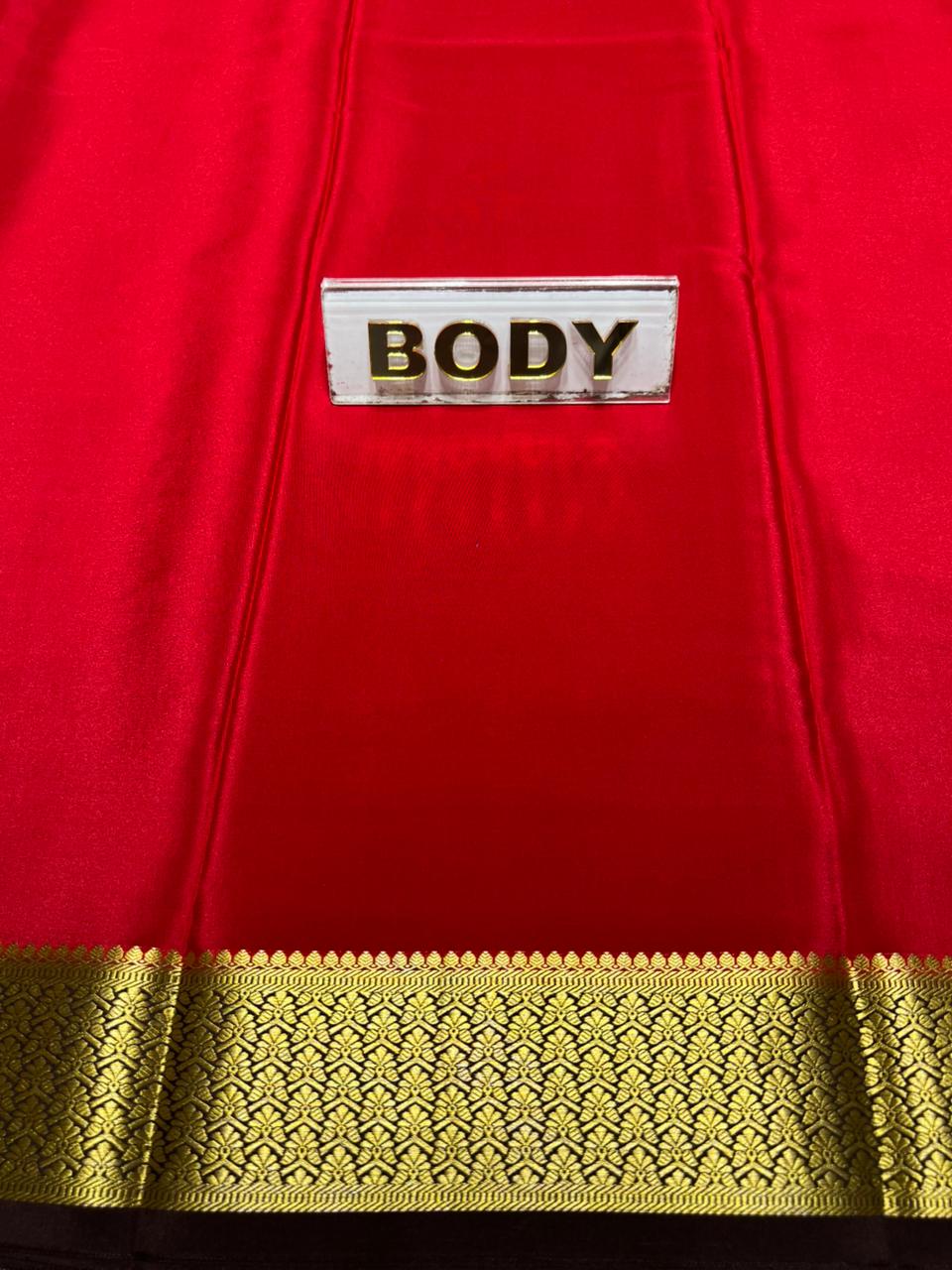 Pure Mysore Silk Saree.