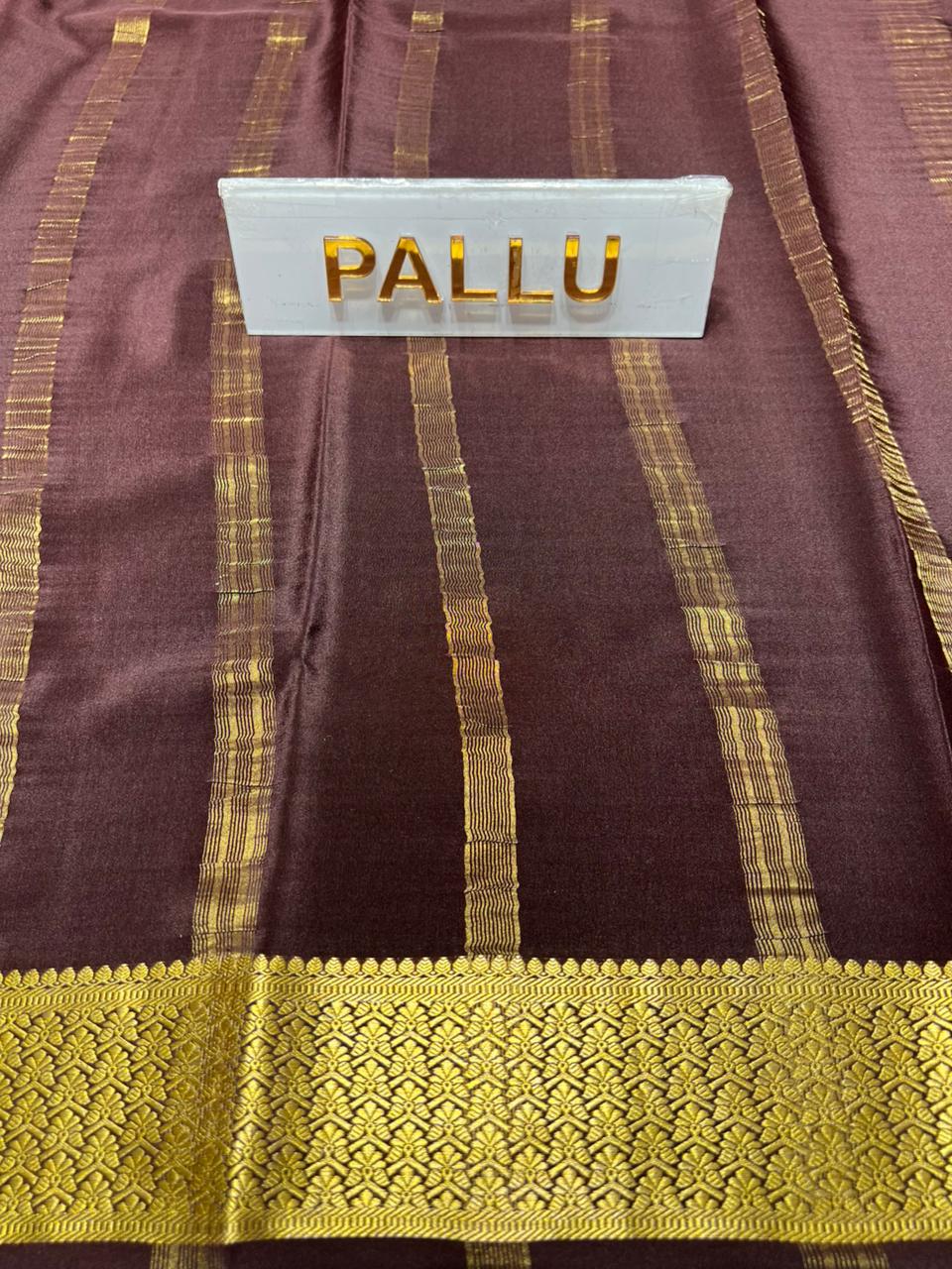 Pure Mysore Silk Saree.